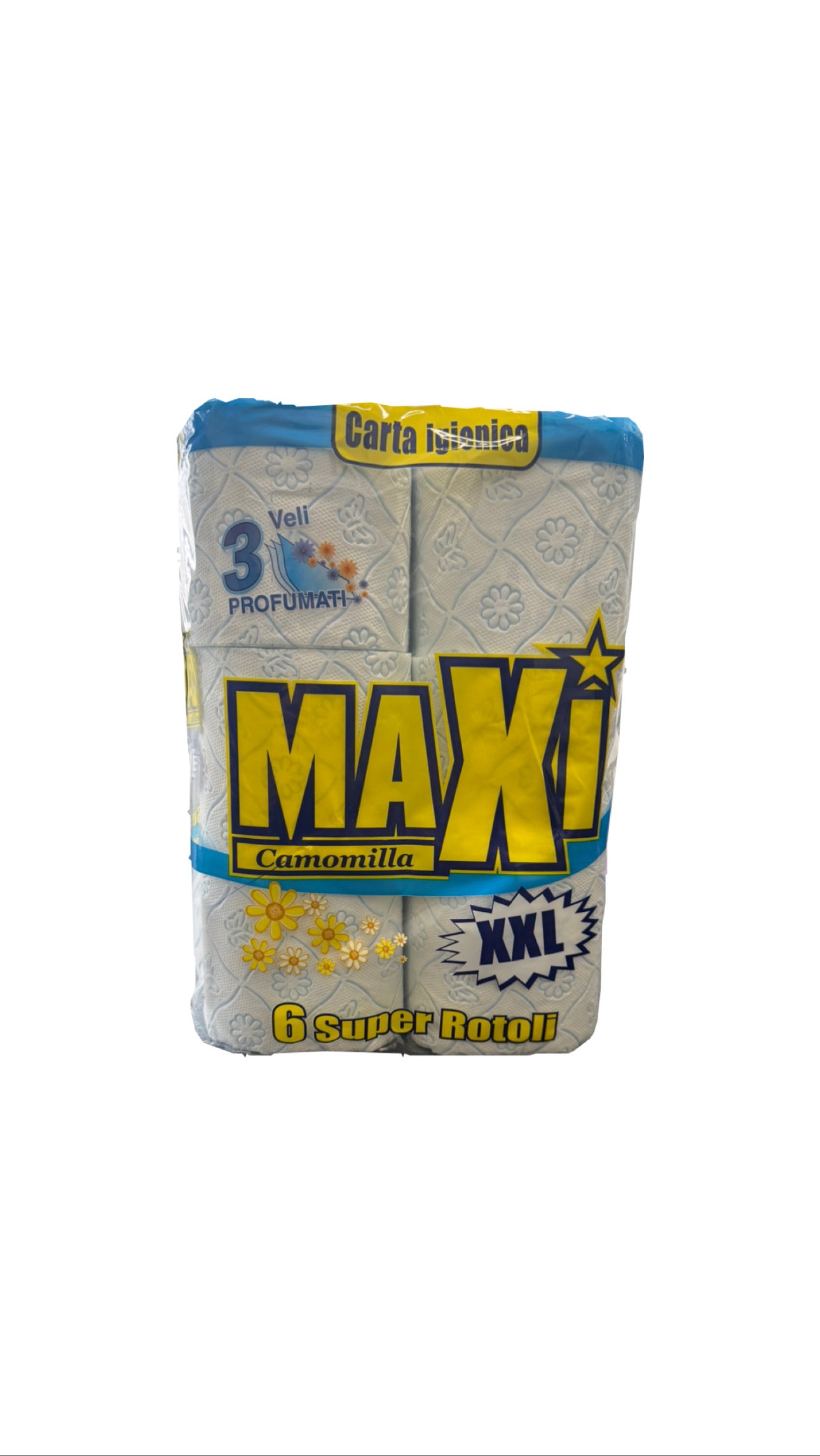 Maxi toilet paper x6 maxi rolls profumata