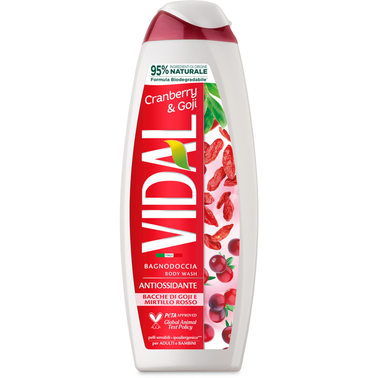 Vidal bagno 500ml cranberry&goji