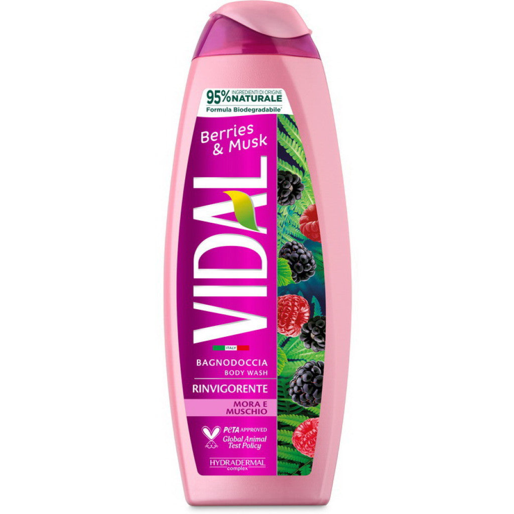 Vidal bagno 500ml berries&musk