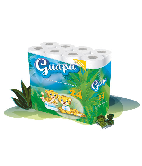 Guapa toilet paper x24 rolls