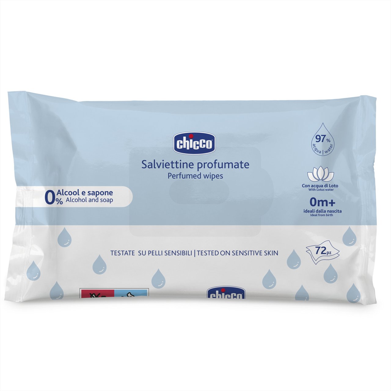 Chicco baby wipes x72