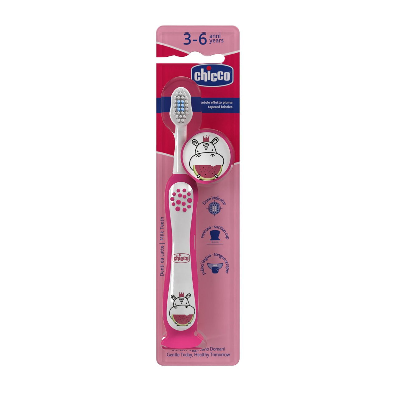 Chicco baby toothbrush 3-6 years girl