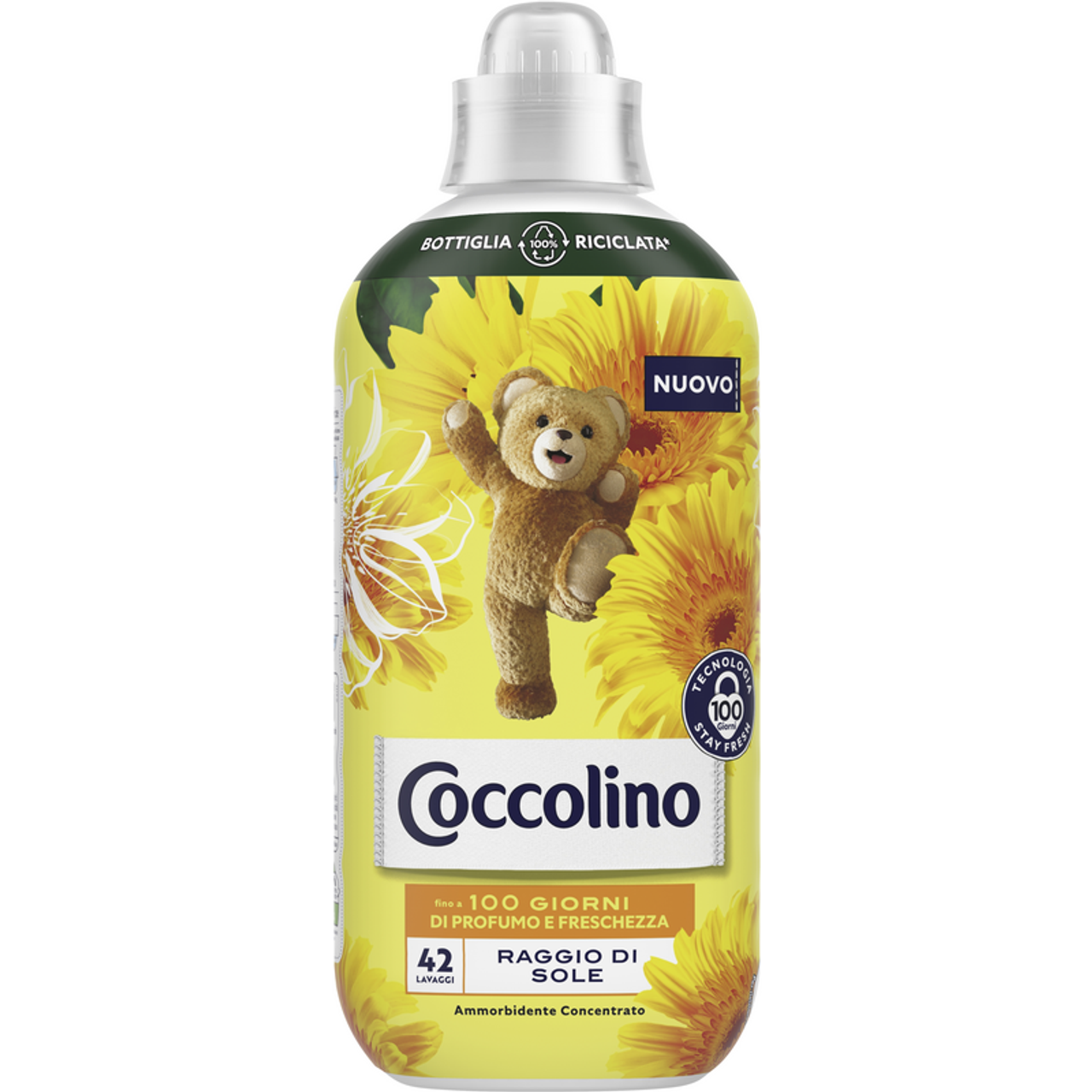 Coccolino softener conc 42w 980ml raggi di sole