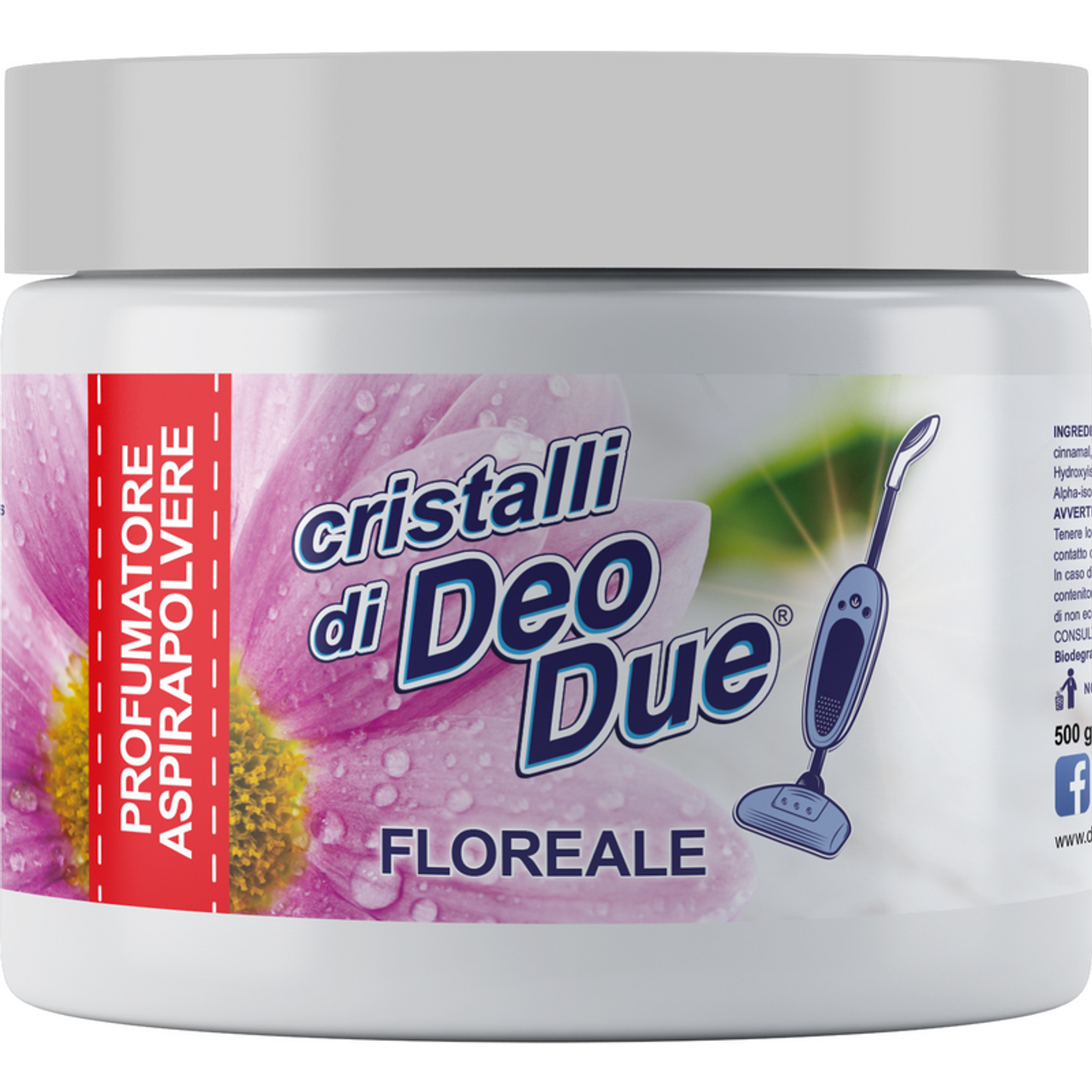 Deo Due cristalli 500gr floreale