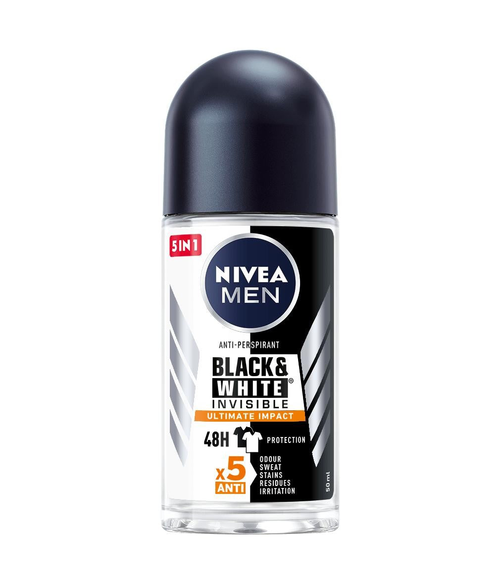 Nivea deo roll-on 50ml for men b&w ultimate impact