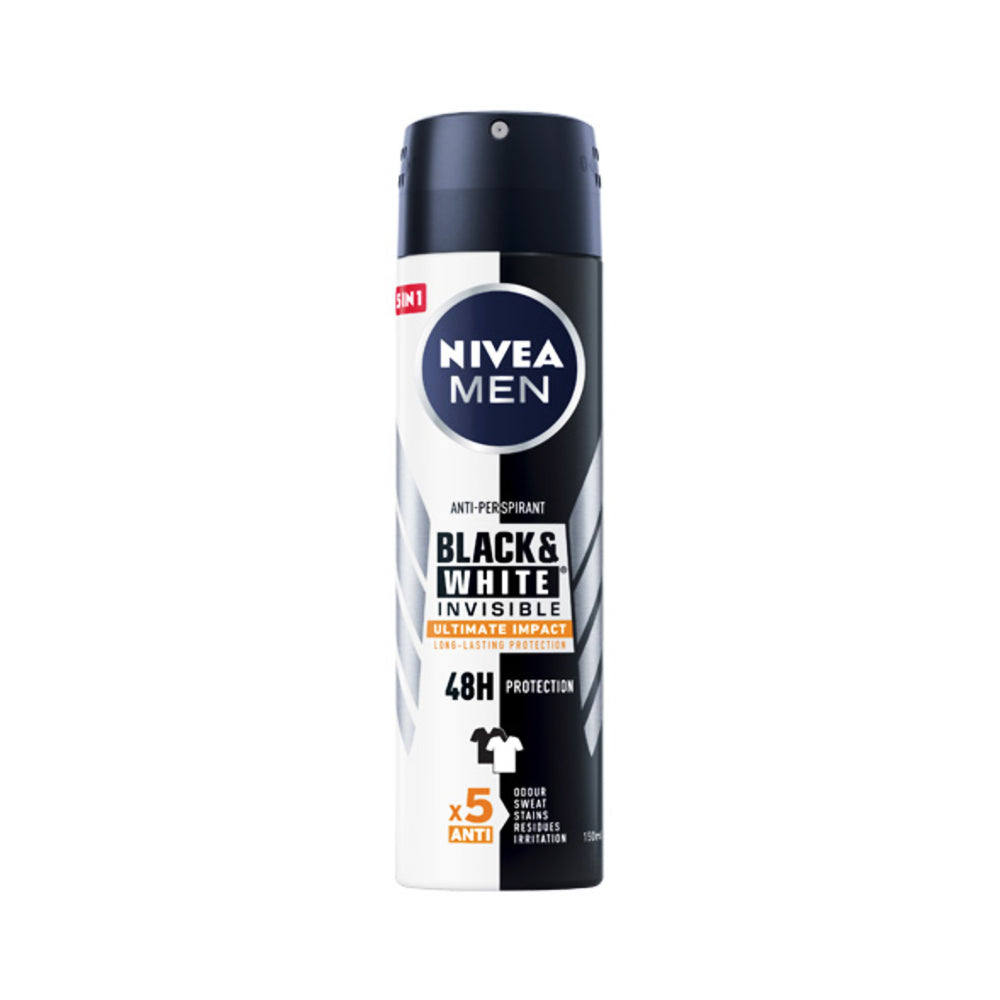 Nivea deo spray 150ml for men b&w ultimate impact