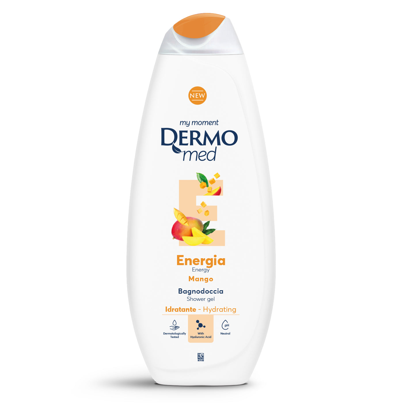 Dermomed shower gel 650ml energia