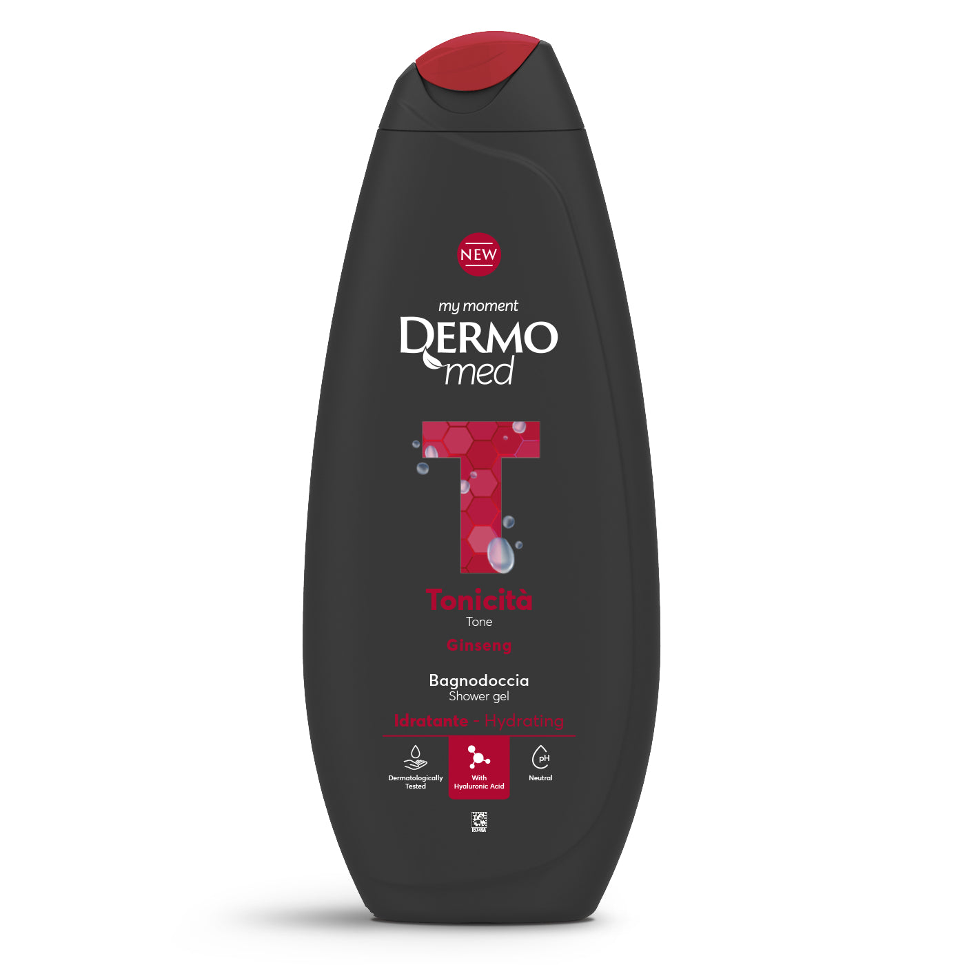 Dermomed shower gel 650ml tonicità