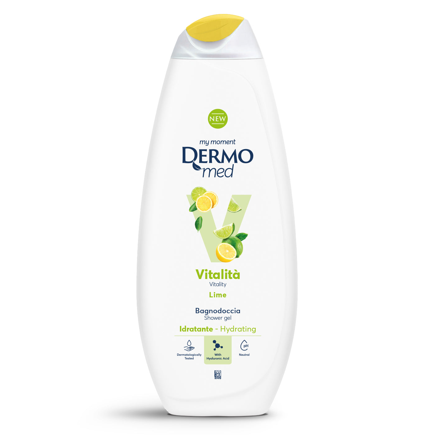 Dermomed shower gel 650ml vitalità