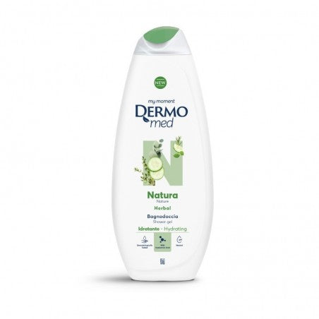 Dermomed shower gel 650ml natura