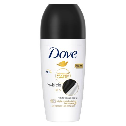 Dove deo roll-on 50ml invisible