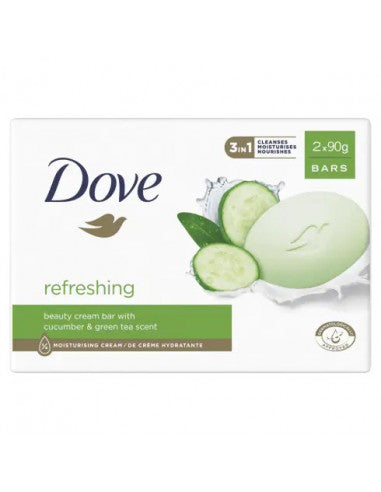 Dove soap 90gr 2pcs go fresh