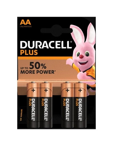 Duracell plus AA stylo x4