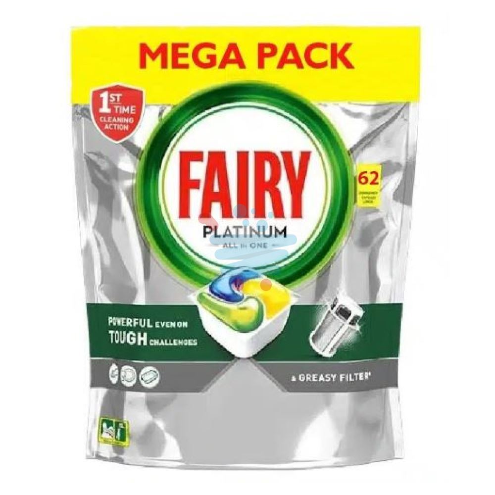 Fairy platinum tabs x62 lemon