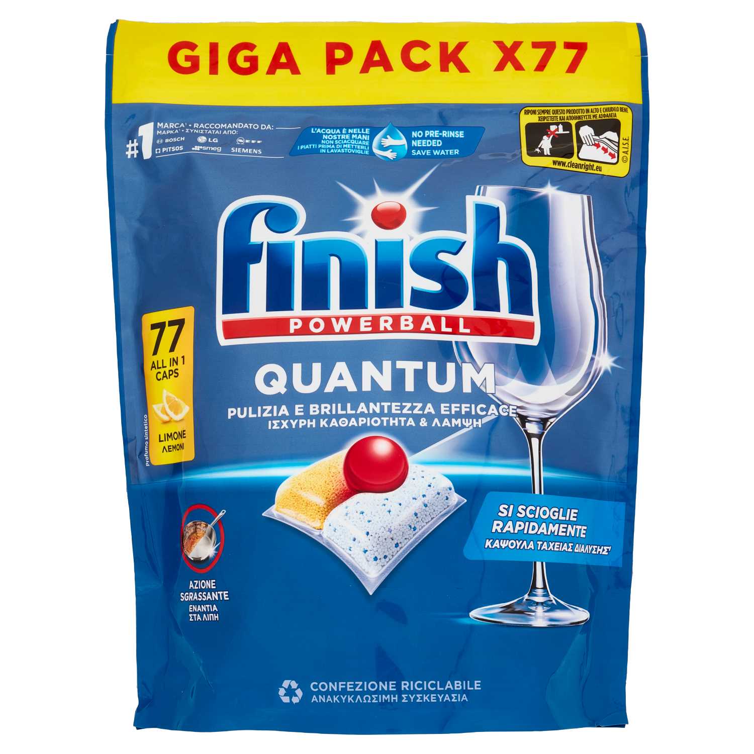 Finish tabs quantum x77 lemon