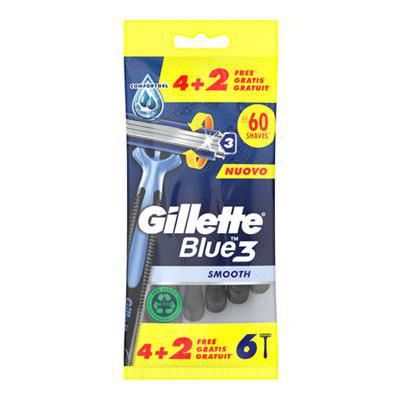 Gillette blue 3 x4+2 classic