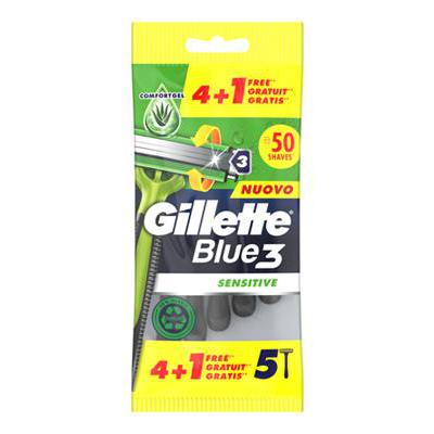 Gillette blue 3 x4+1 sensitive