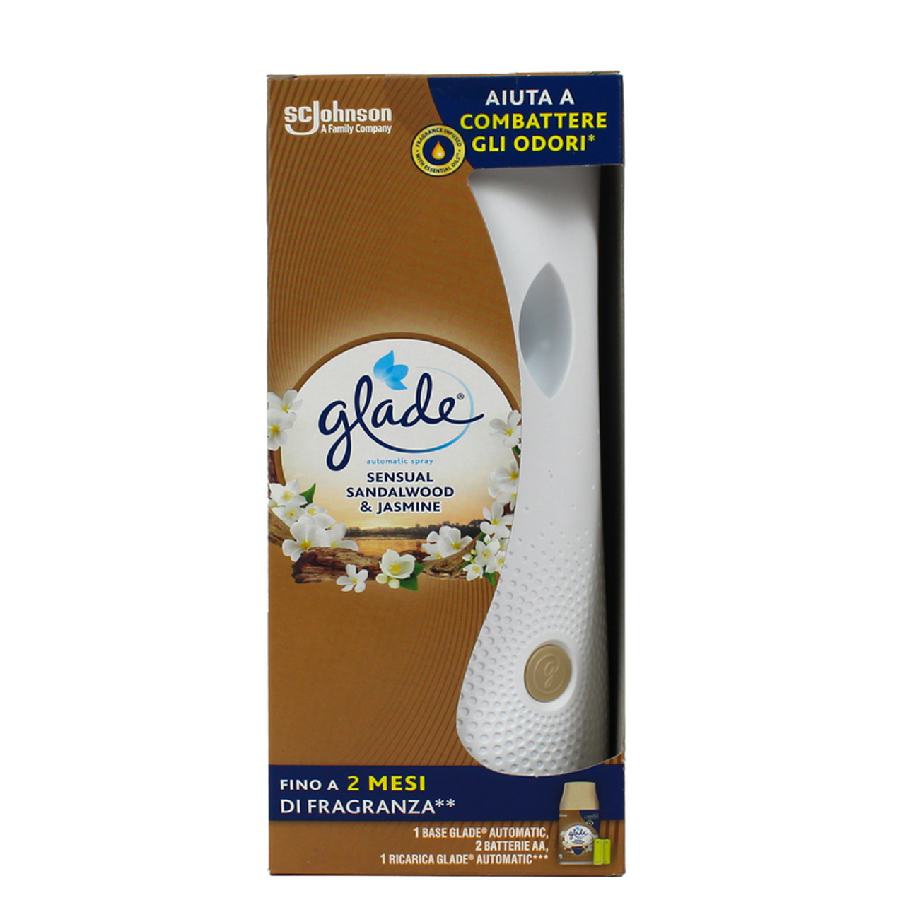 Glade automatic base+ric sandalwood