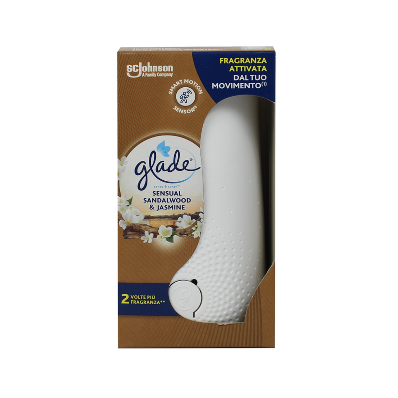 Glade sense&spray base+ric sandalwood