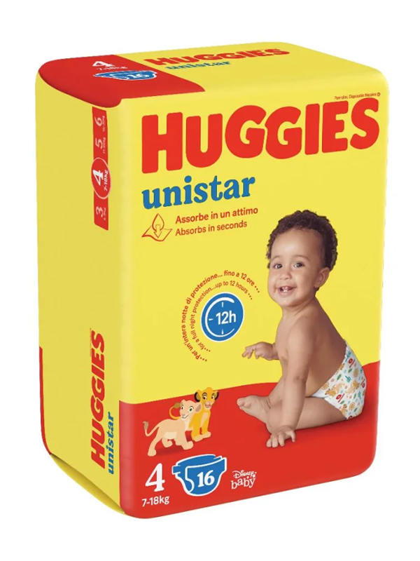 Huggies nappies 4 maxi x16