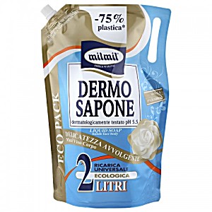 Mil Mil liquid soap 2.0L recharge dermocream