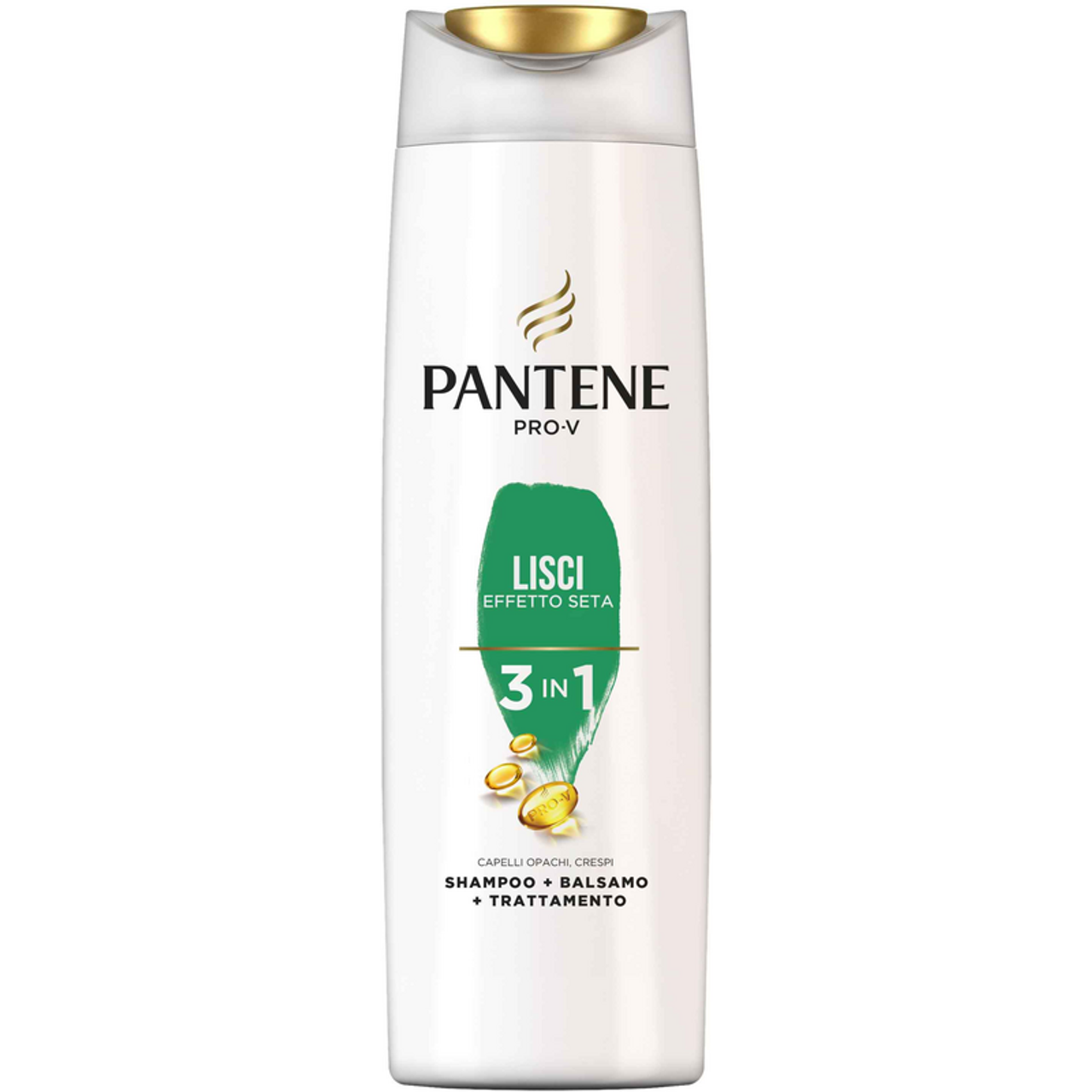 Pantene shampoo 225ml 3in1 lisci