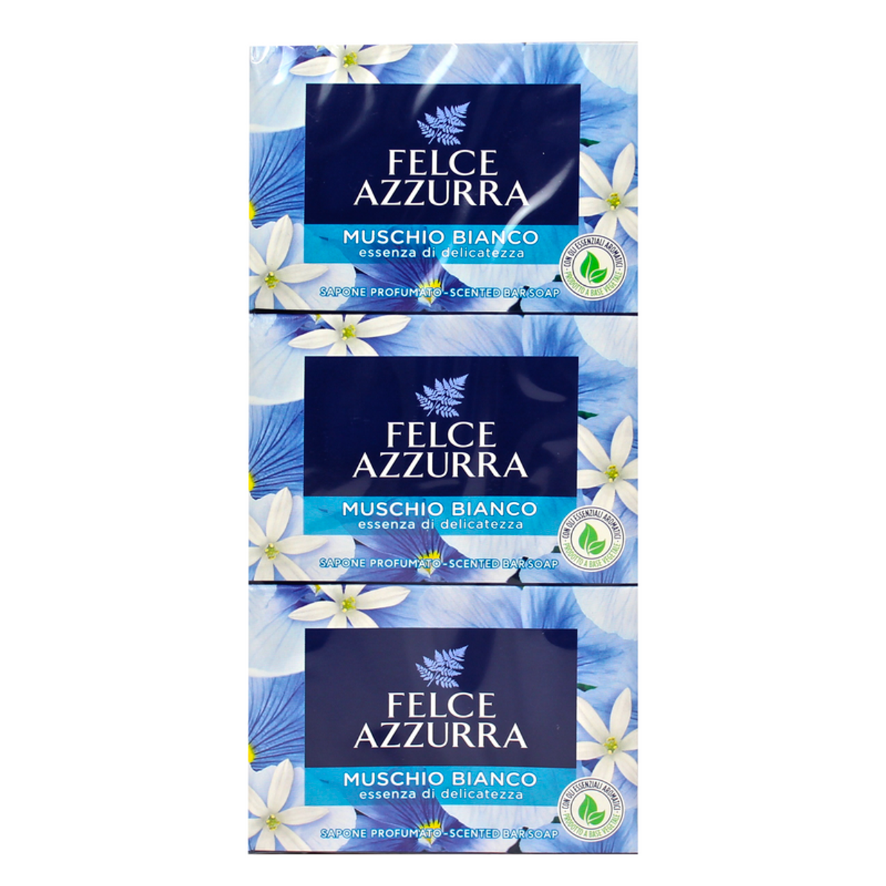 Felce azzurra soap 100gr 3pcs white musk