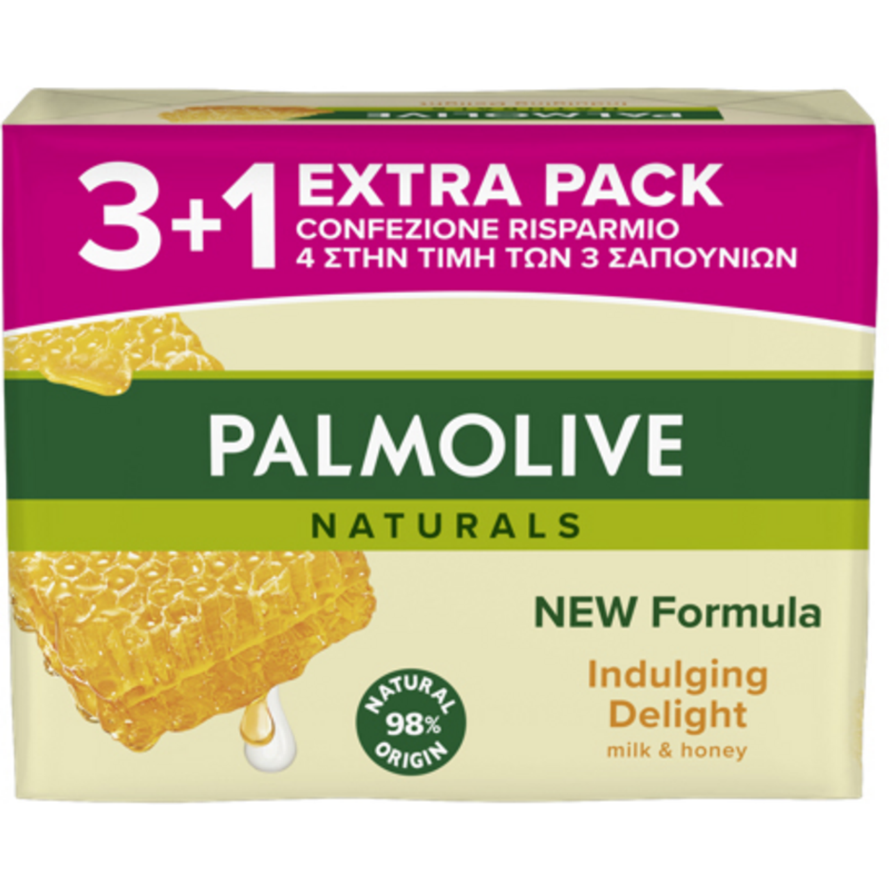 Palmolive soap x3+1 milk&honey