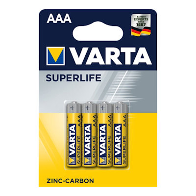 Varta superlife AAA ministylo x4