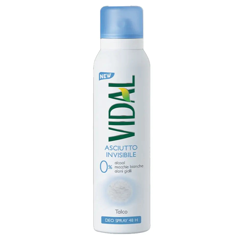 Vidal deo spray 150ml talco