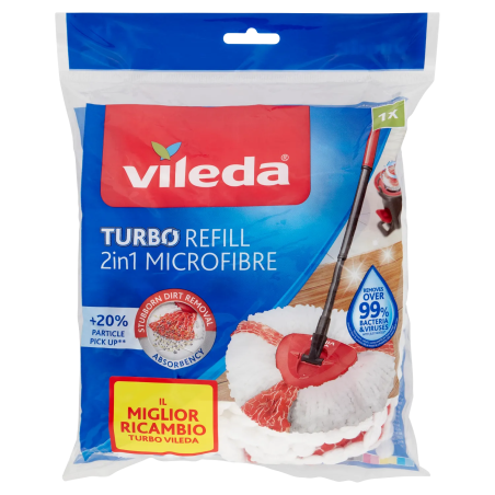 Vileda turbo smart refill 2in1 microfibre